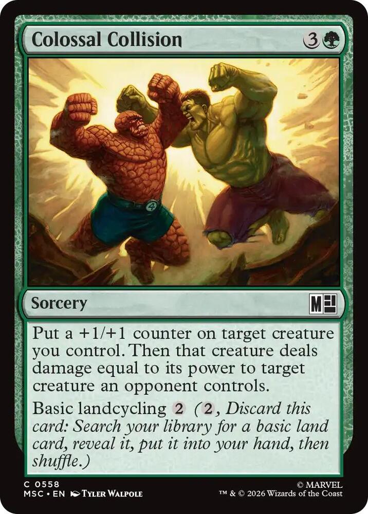 Colossal Collision (558) [Marvel Super Heroes Commander]