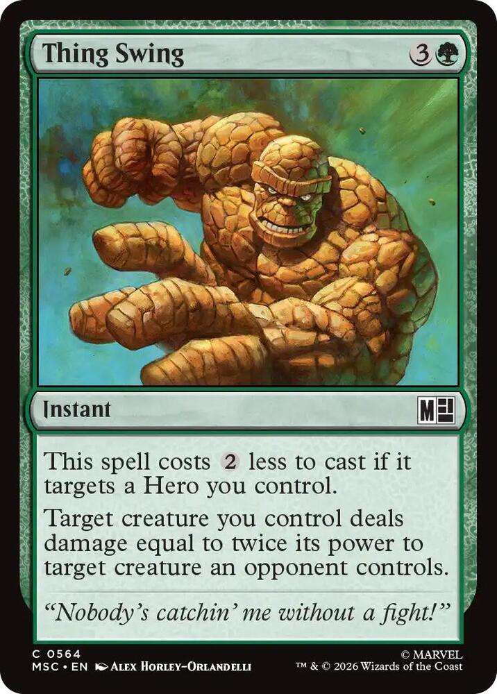 Thing Swing (564) [Marvel Super Heroes Commander]