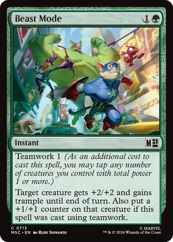 Beast Mode (713) [Marvel Super Heroes Commander]