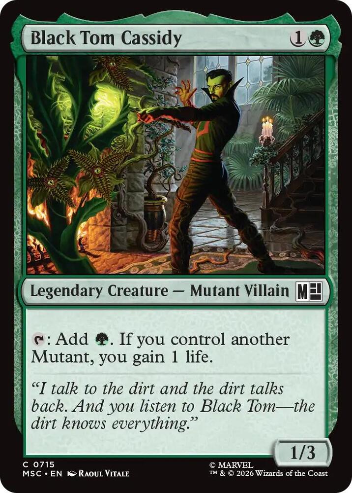 Black Tom Cassidy (715) [Marvel Super Heroes Commander]