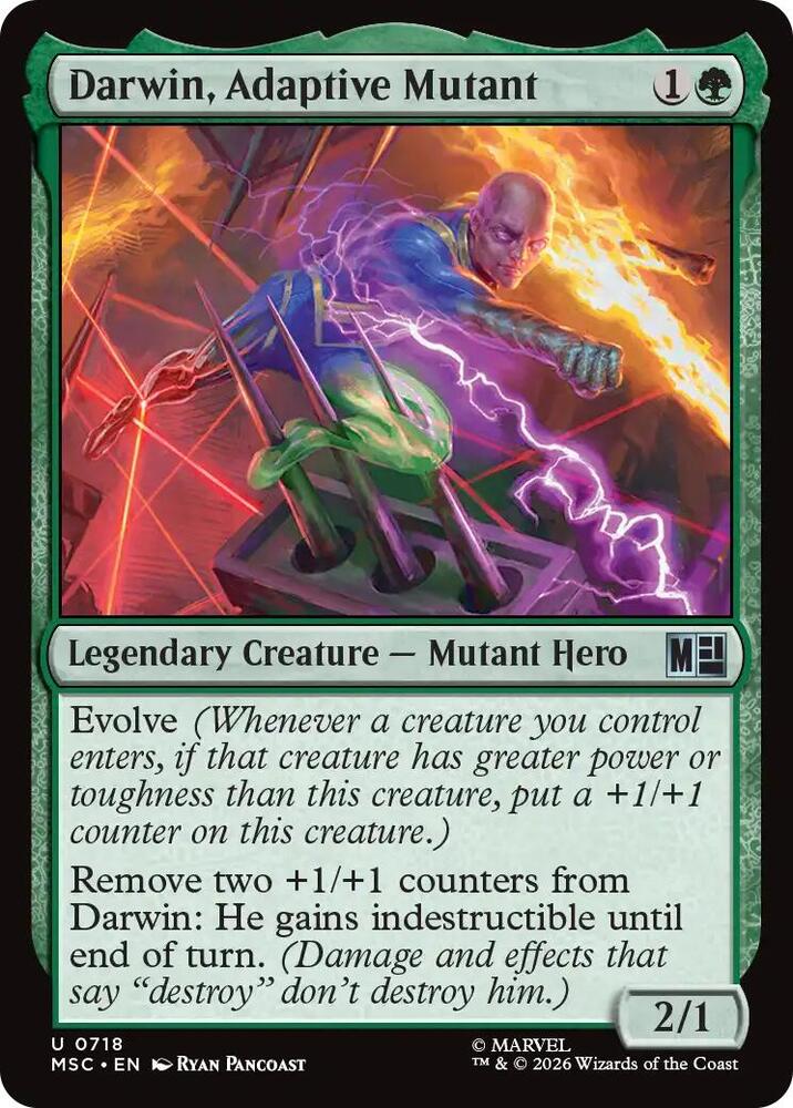 Darwin, Adaptive Mutant (718) [Marvel Super Heroes Commander]