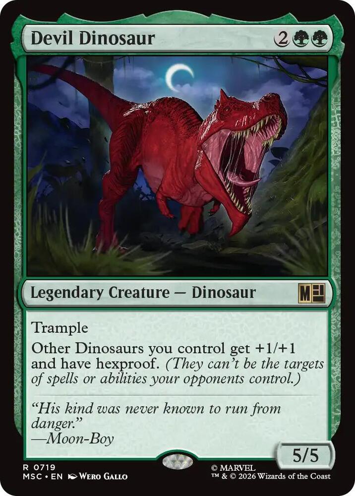 Devil Dinosaur (719) [Marvel Super Heroes Commander]