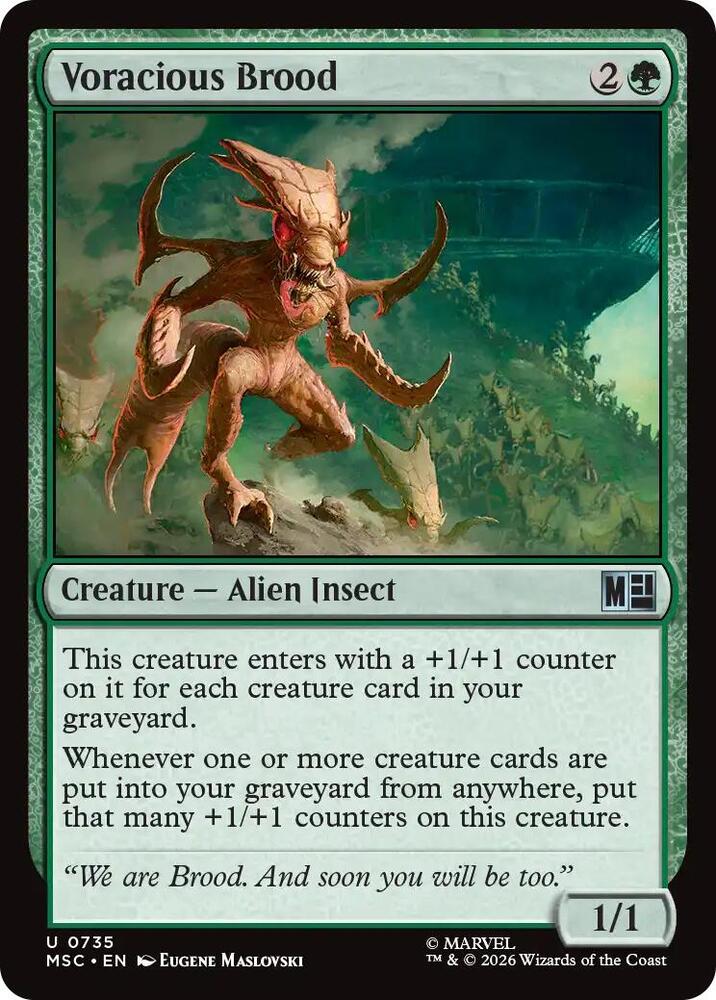 Voracious Brood (735) [Marvel Super Heroes Commander]