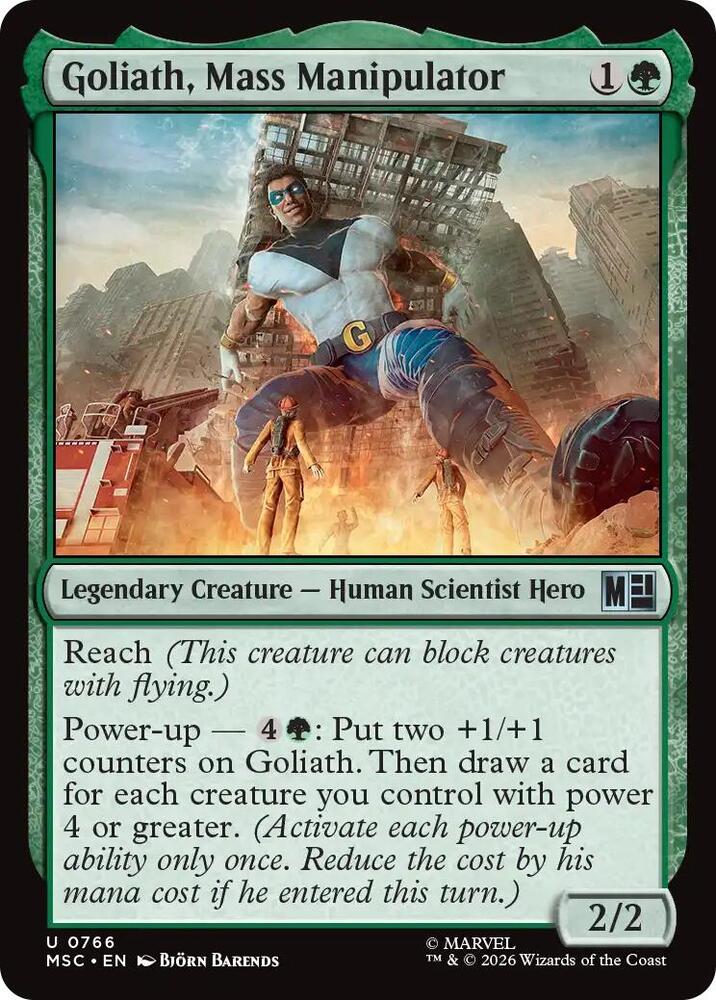 Goliath, Mass Manipulator (766) [Marvel Super Heroes Commander]