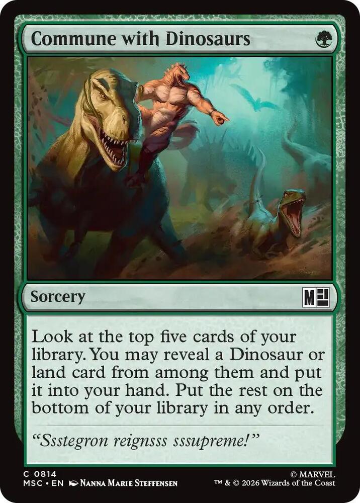 Commune with Dinosaurs (814) [Marvel Super Heroes Commander]