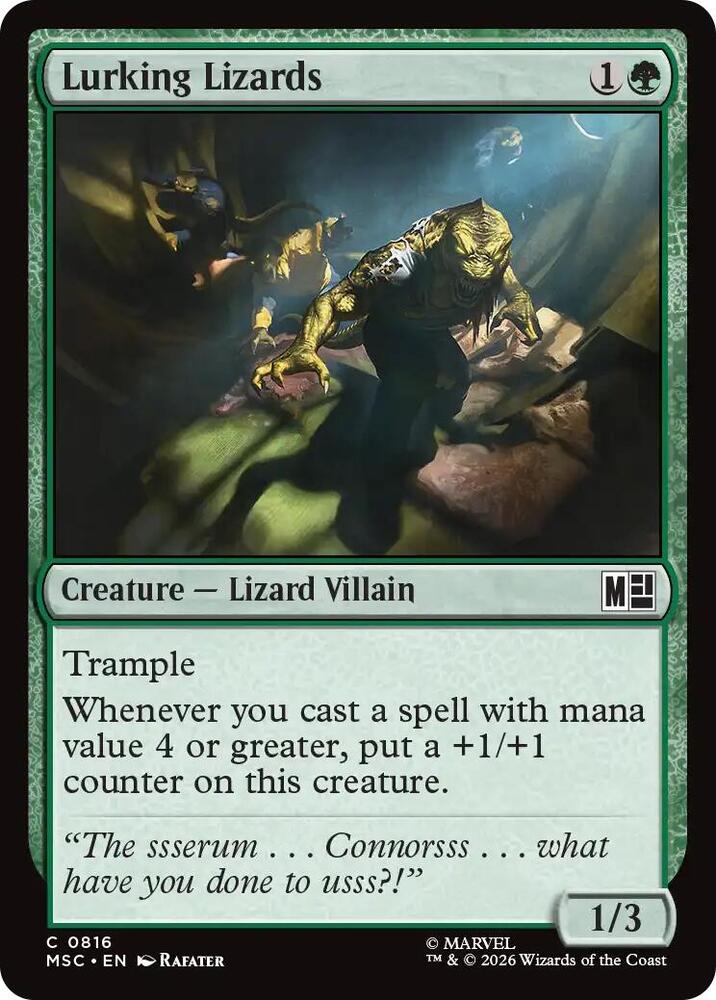 Lurking Lizards (816) [Marvel Super Heroes Commander]