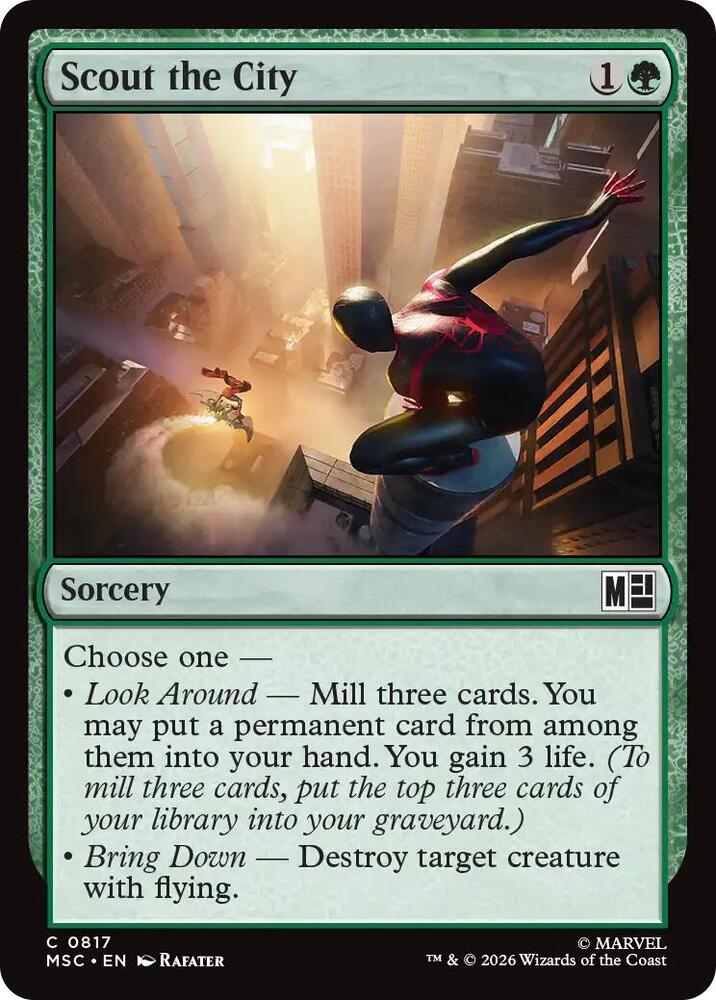 Scout the City (817) [Marvel Super Heroes Commander]