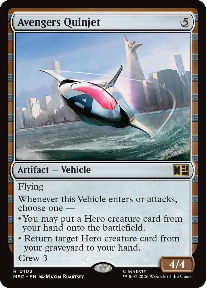 Avengers Quinjet (102) [Marvel Super Heroes Commander]