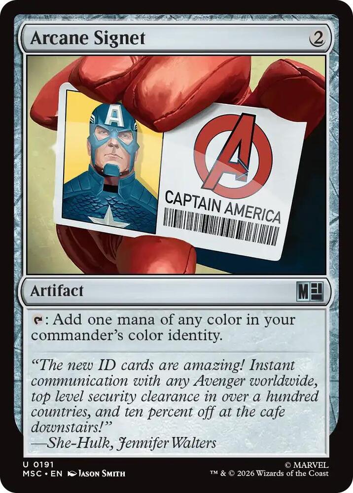 Arcane Signet (0191) [Marvel Super Heroes Commander]