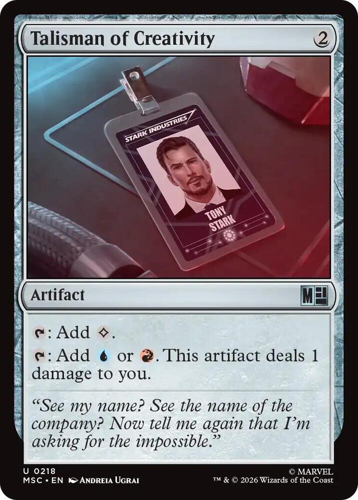 Talisman of Creativity (218) [Marvel Super Heroes Commander]