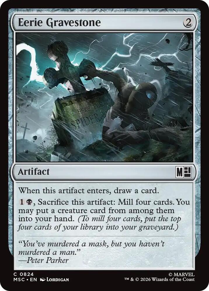 Eerie Gravestone (824) [Marvel Super Heroes Commander]