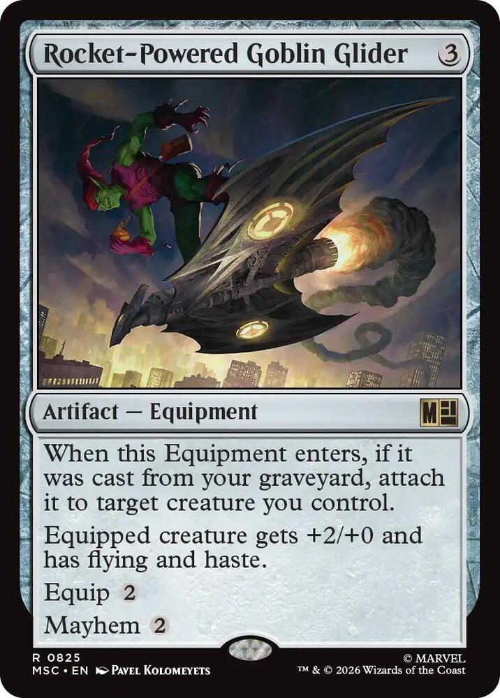 Rocket-Powered Goblin Glider (825) [Marvel Super Heroes Commander]