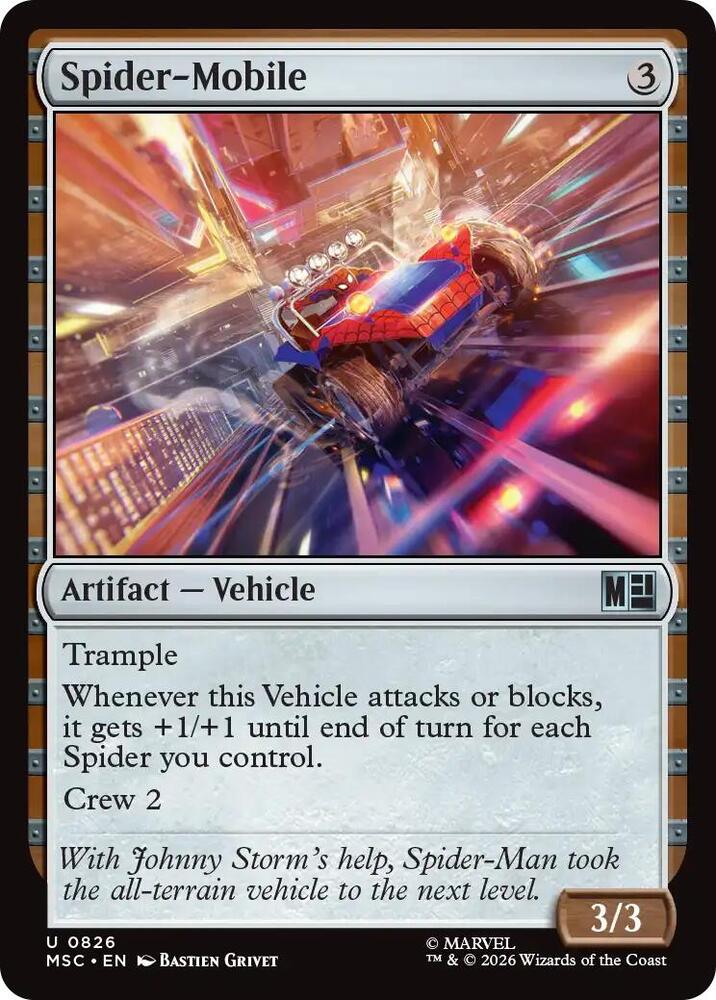 Spider-Mobile (826) [Marvel Super Heroes Commander]