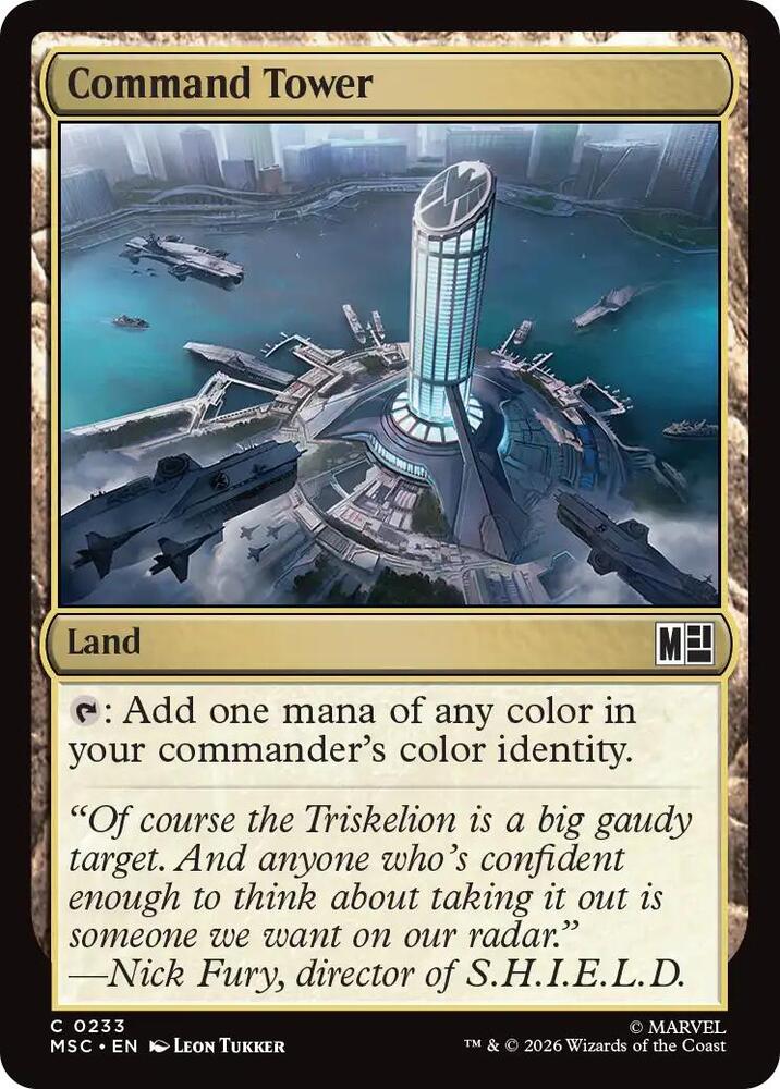 Command Tower (0233) [Marvel Super Heroes Commander]