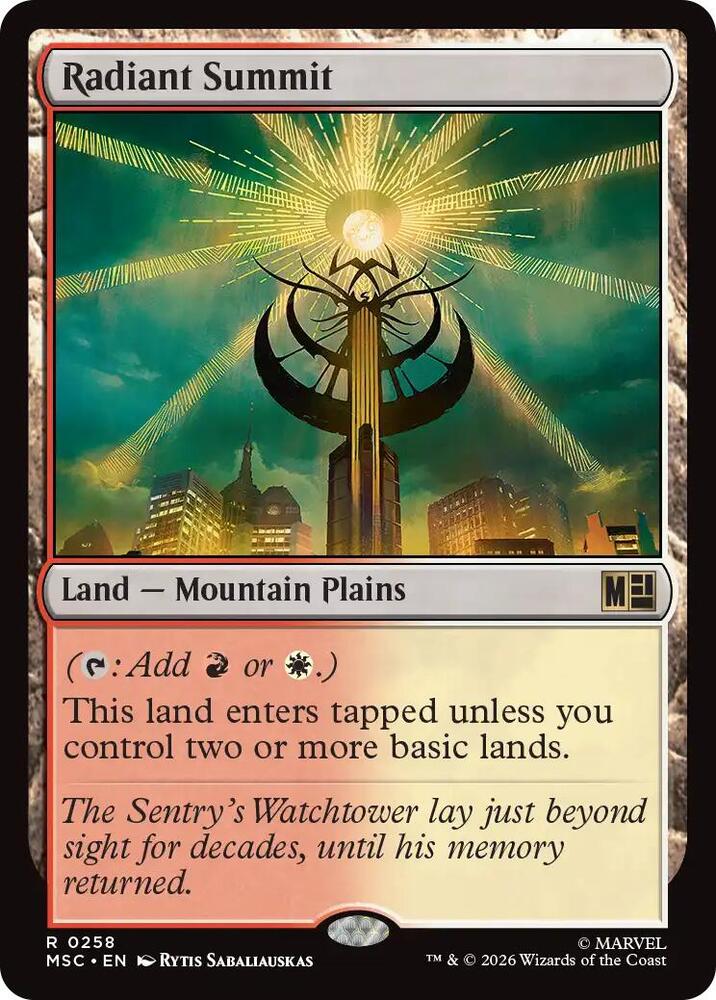 Radiant Summit (258) [Marvel Super Heroes Commander]