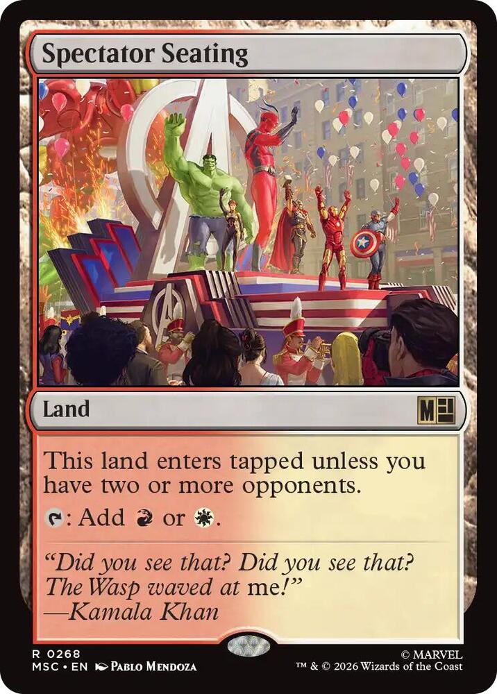 Spectator Seating (268) [Marvel Super Heroes Commander]