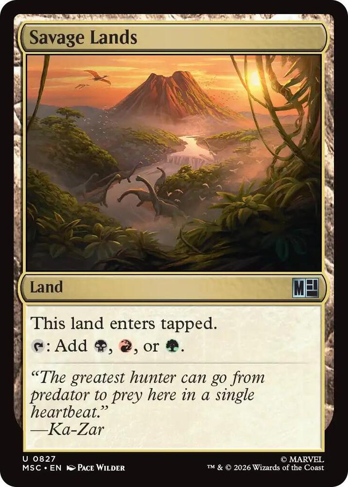 Savage Lands (827) [Marvel Super Heroes Commander]