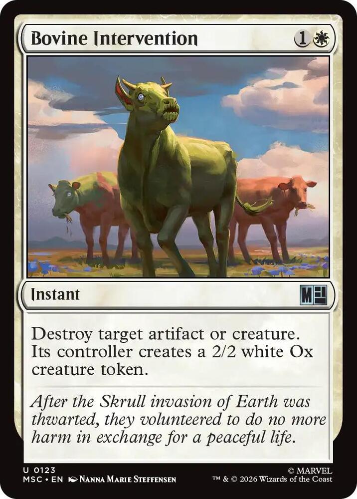 Bovine Intervention (123) [Marvel Super Heroes Commander]