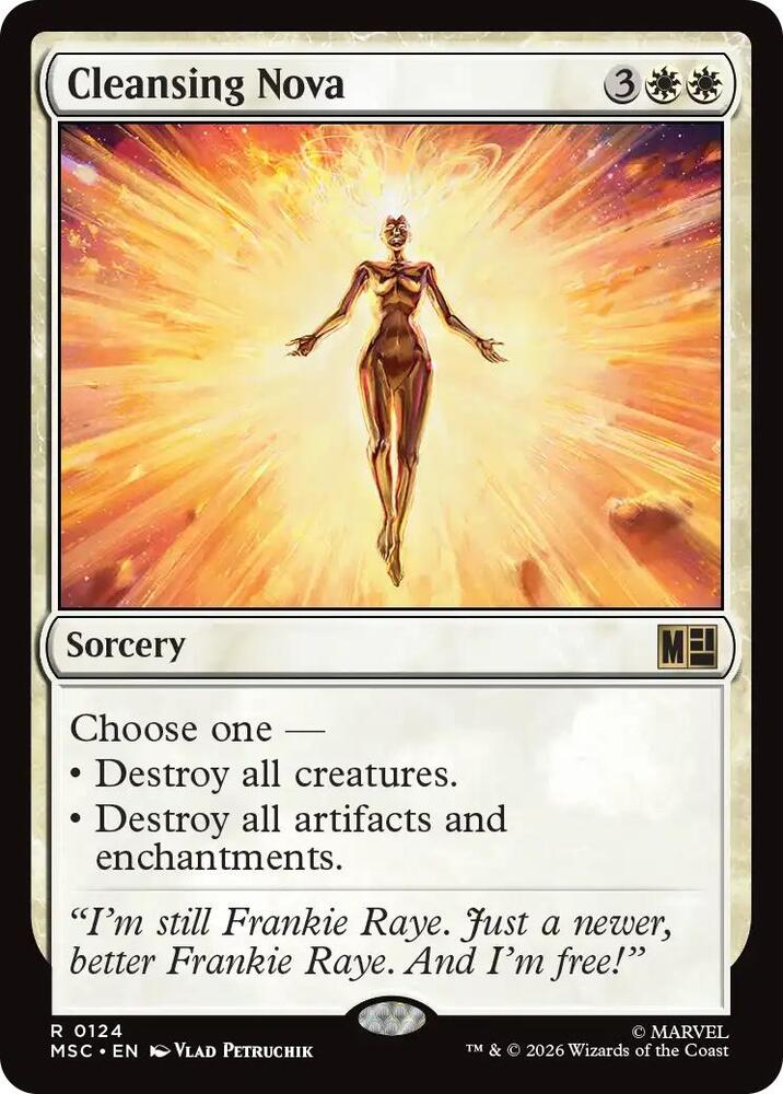 Cleansing Nova (124) [Marvel Super Heroes Commander]