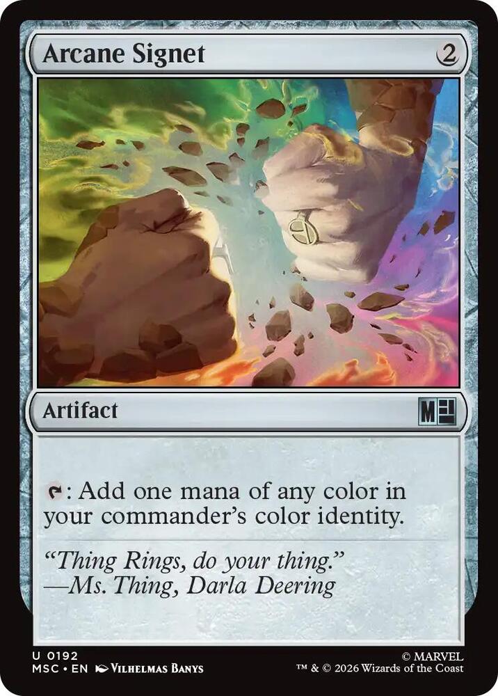 Arcane Signet (0192) [Marvel Super Heroes Commander]