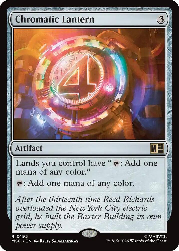 Chromatic Lantern (195) [Marvel Super Heroes Commander]