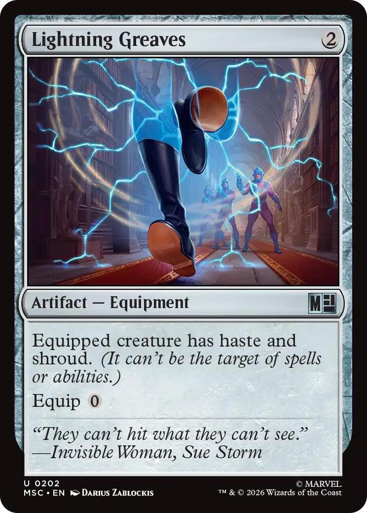 Lightning Greaves (202) [Marvel Super Heroes Commander]