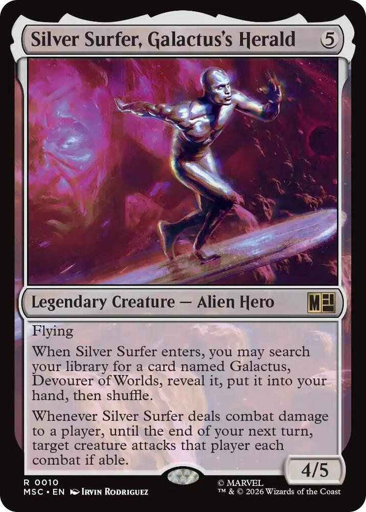 Silver Surfer, Galactus's Herald (10) [Marvel Super Heroes Commander]