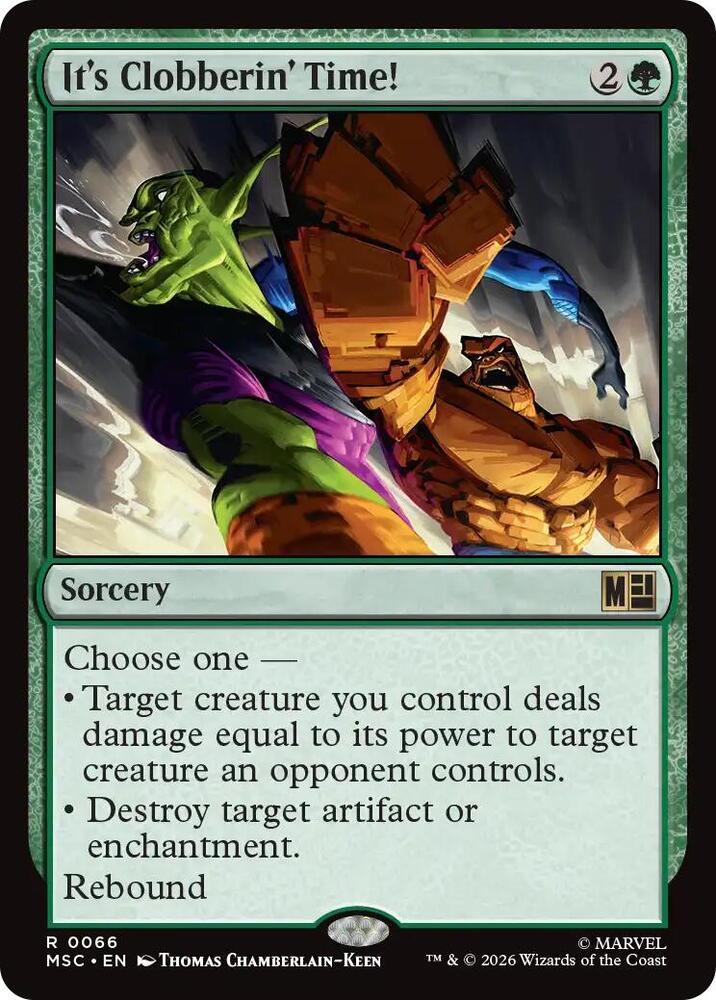 It's Clobberin' Time! (66) [Marvel Super Heroes Commander]