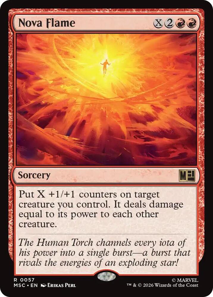 Nova Flame (57) [Marvel Super Heroes Commander]