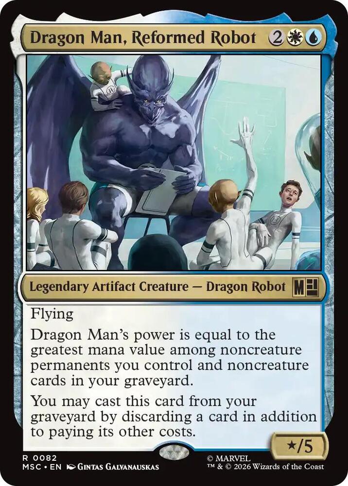 Dragon Man, Reformed Robot (82) [Marvel Super Heroes Commander]