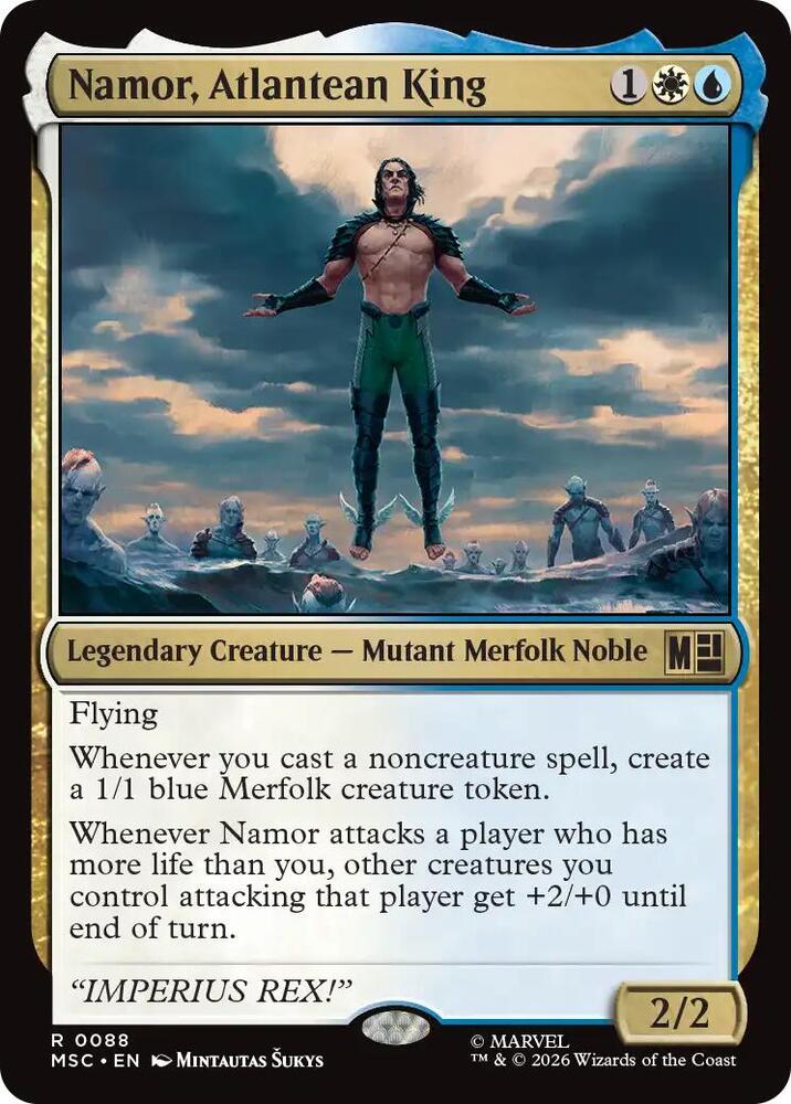 Namor, Atlantean King (88) [Marvel Super Heroes Commander]