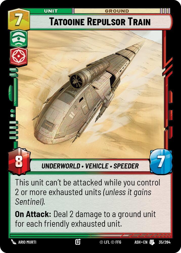 Tatooine Repulsor Train (35/264) [Ashes of the Empire]