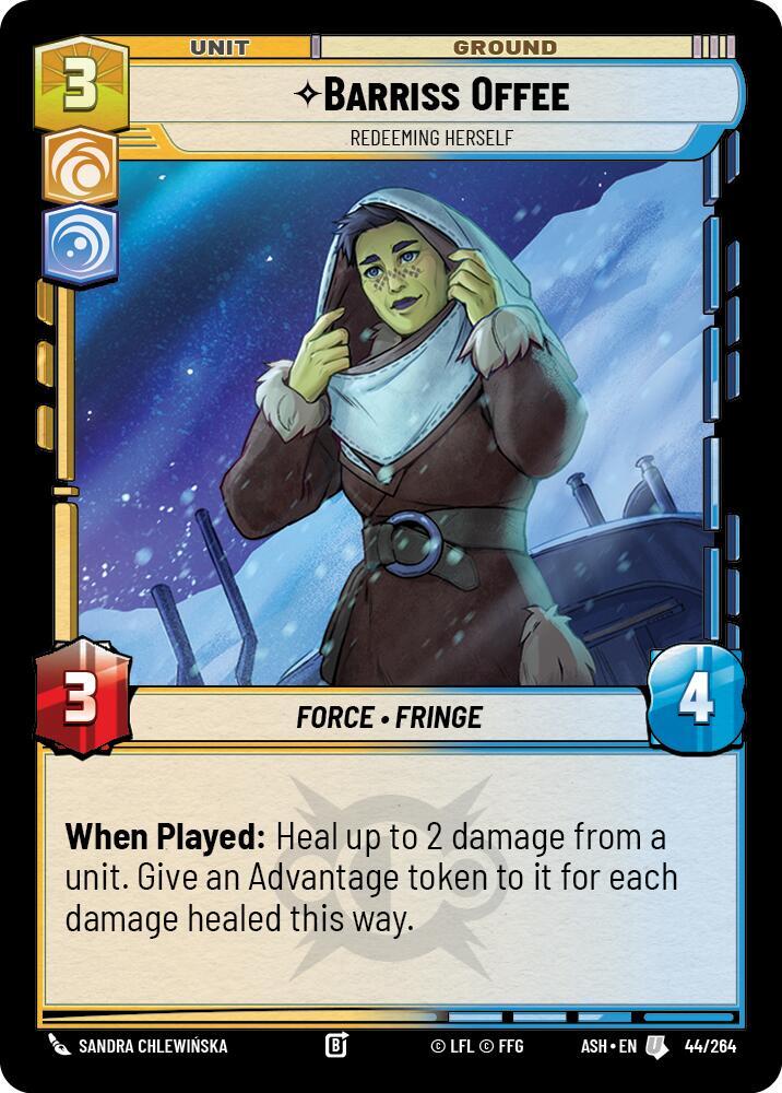 Barriss Offee - Redeeming Herself (44/264) [Ashes of the Empire]