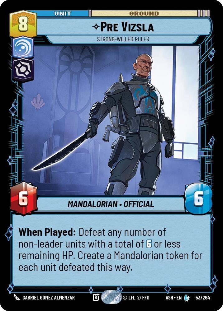 Pre Vizsla - Strong-Willed Ruler (53/264) [Ashes of the Empire]