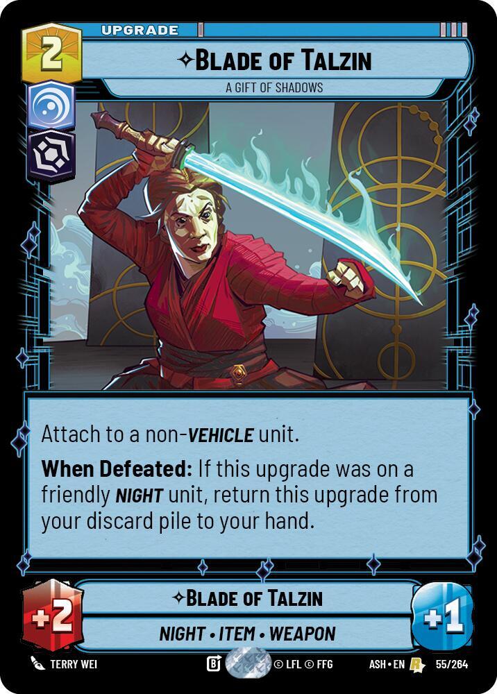 Blade of Talzin - A Gift of Shadows (55/264) [Ashes of the Empire]