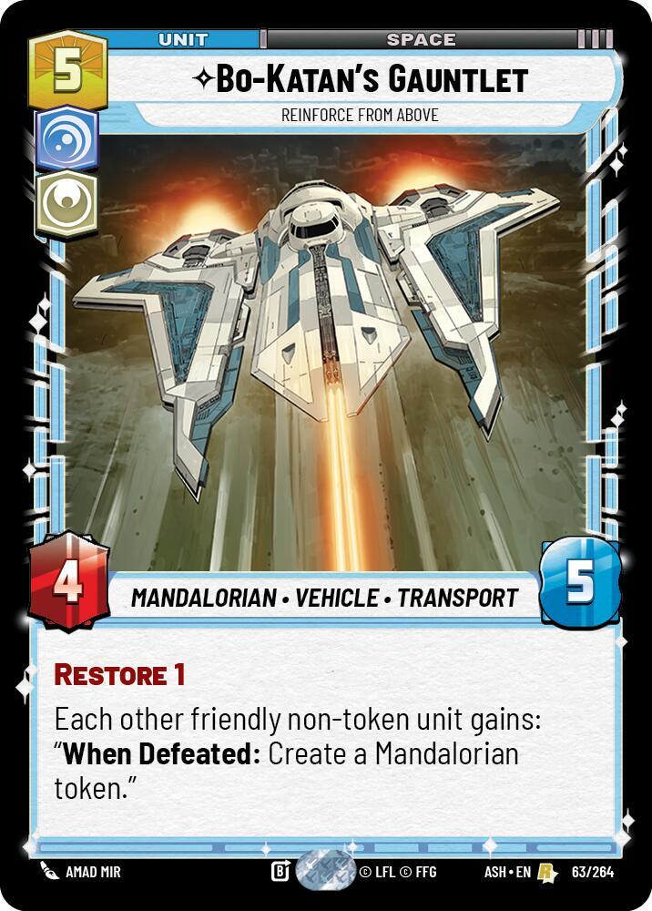 Bo-Katan's Gauntlet - Reinforce from Above (63/264) [Ashes of the Empire]