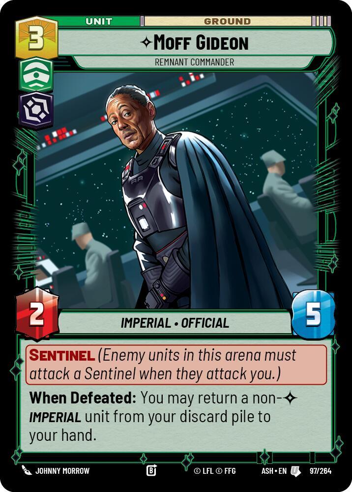 Moff Gideon - Remnant Commander (97/264) [Ashes of the Empire]