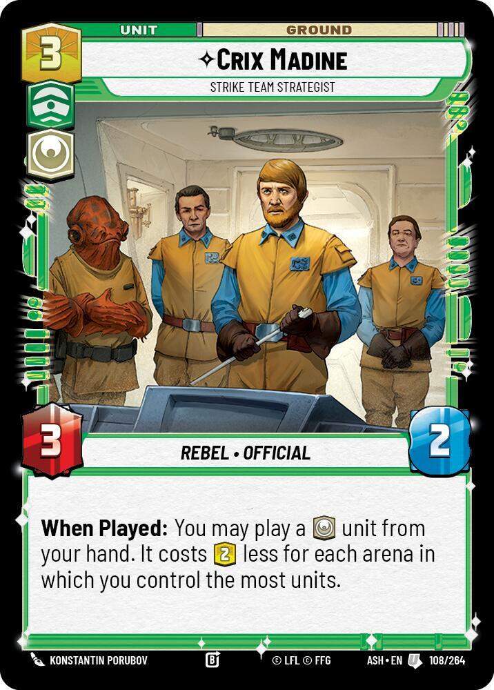 Crix Madine - Strike Team Strategist (108/264) [Ashes of the Empire]