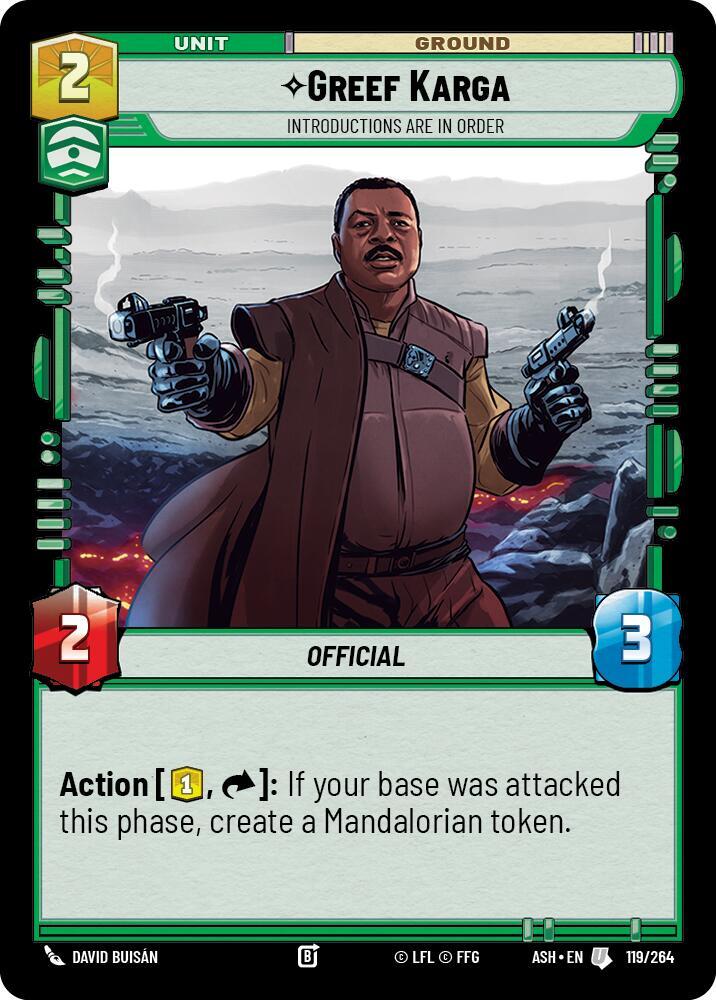 Greef Karga - Introductions are in Order (119/264) [Ashes of the Empire]