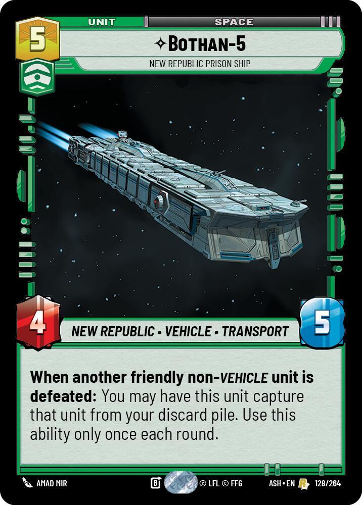 Bothan-5 - New Republic Prison Ship (128/264) [Ashes of the Empire]