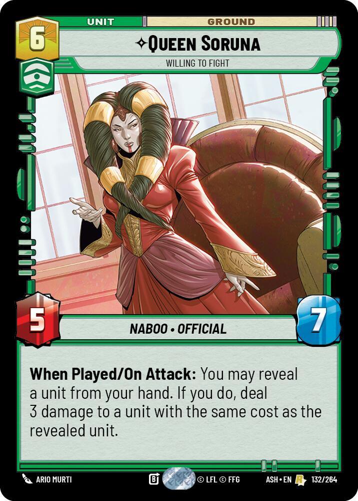 Queen Soruna - Willing to Fight (132/264) [Ashes of the Empire]