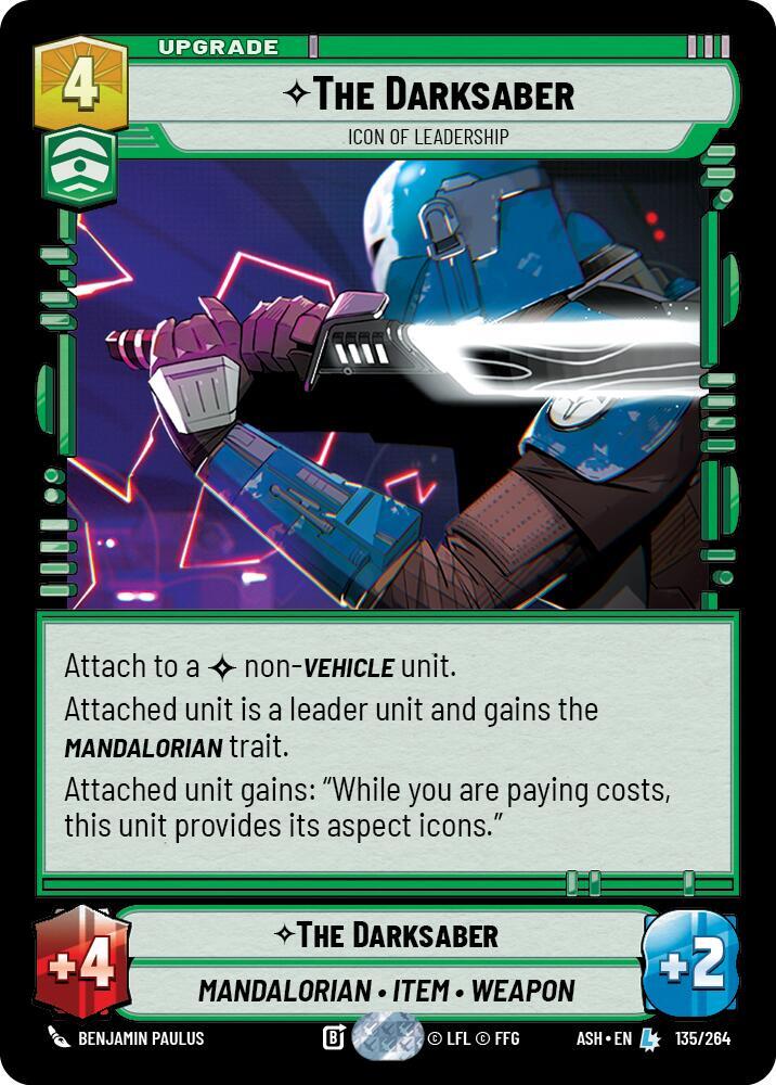 The Darksaber - Icon of Leadership (135/264) [Ashes of the Empire]