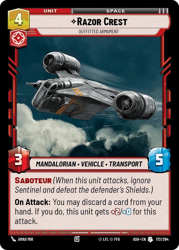 Razor Crest - Outfitted Armament (172/264) [Ashes of the Empire]