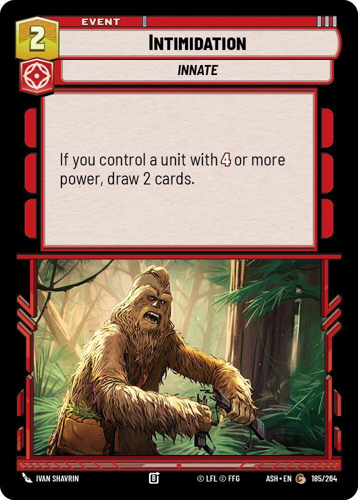 Intimidation (185/264) [Ashes of the Empire]