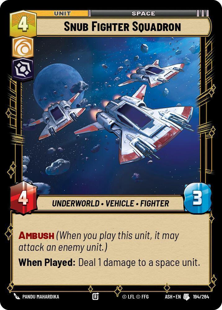 Snub Fighter Squadron (194/264) [Ashes of the Empire]