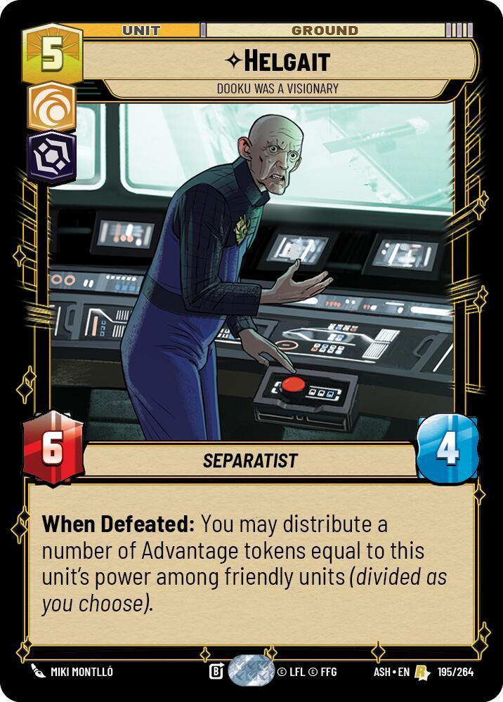 Helgait - Dooku Was a Visionary (195/264) [Ashes of the Empire]