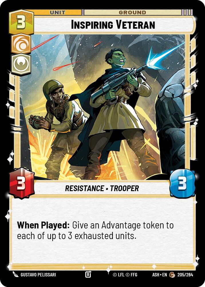 Inspiring Veteran (205/264) [Ashes of the Empire]