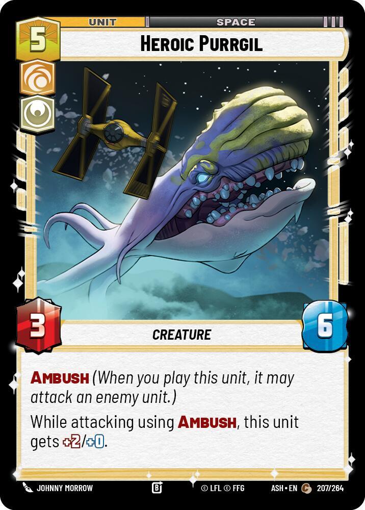 Heroic Purrgil (207/264) [Ashes of the Empire]