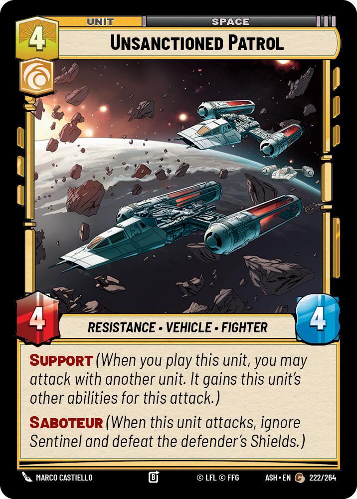 Unsanctioned Patrol (222/264) [Ashes of the Empire]