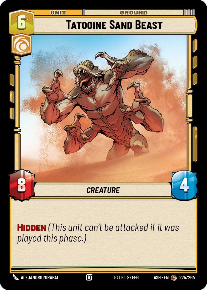 Tatooine Sand Beast (225/264) [Ashes of the Empire]
